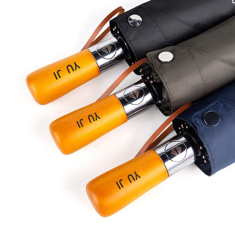 WoodHandle Auto Umbrella - Image 2