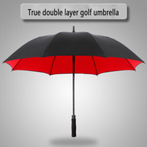 Double layer golf umbrella